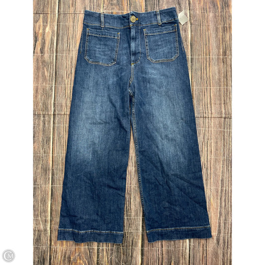 Jeans Wide Leg By Maeve In Blue Denim, Size: 10