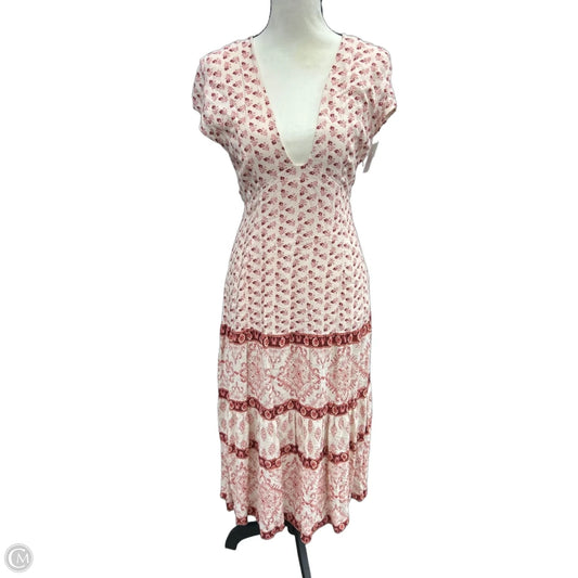 Dress Casual Maxi By Free People In Tan, Size: 2