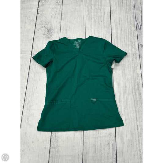 Top Short Sleeve By Cherokee In Green, Size: S