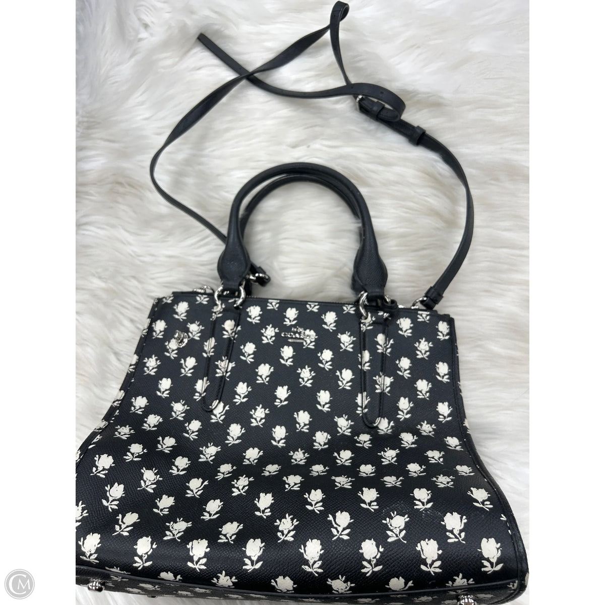 Handbag Designer By Coach, Size: Large