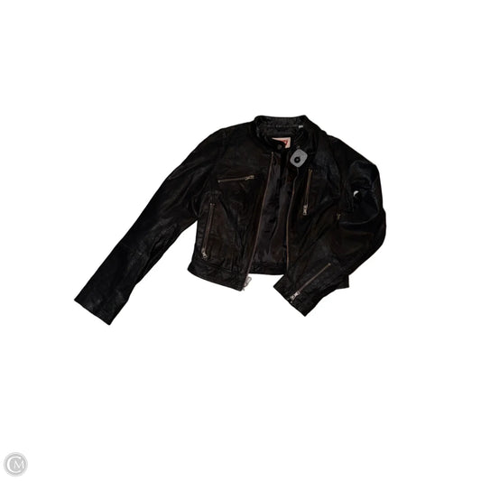 Jacket Moto By Levis In Black, Size: M