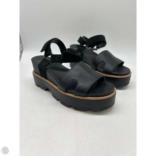 Sandals Heels Platform By Sorel In Black, Size: 7.5