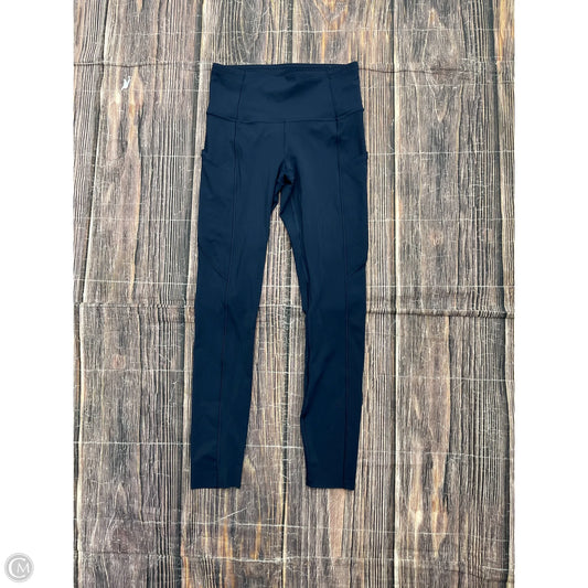Athletic Capris By Lululemon In Navy, Size: 4