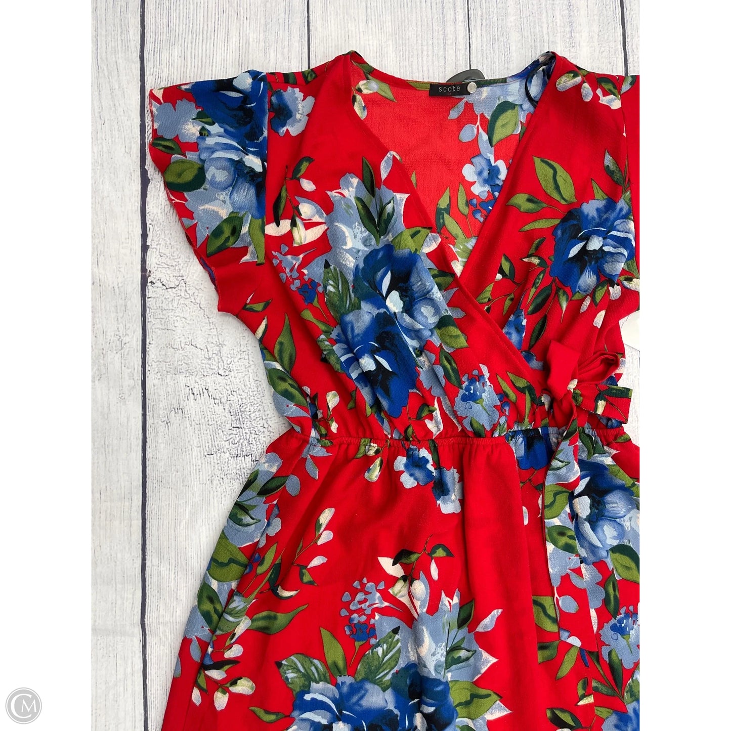 Dress Casual Maxi By Clothes Mentor In Red, Size: 3x