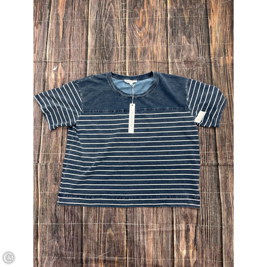 Top Short Sleeve By Jane And Delancey In Blue, Size: Xl