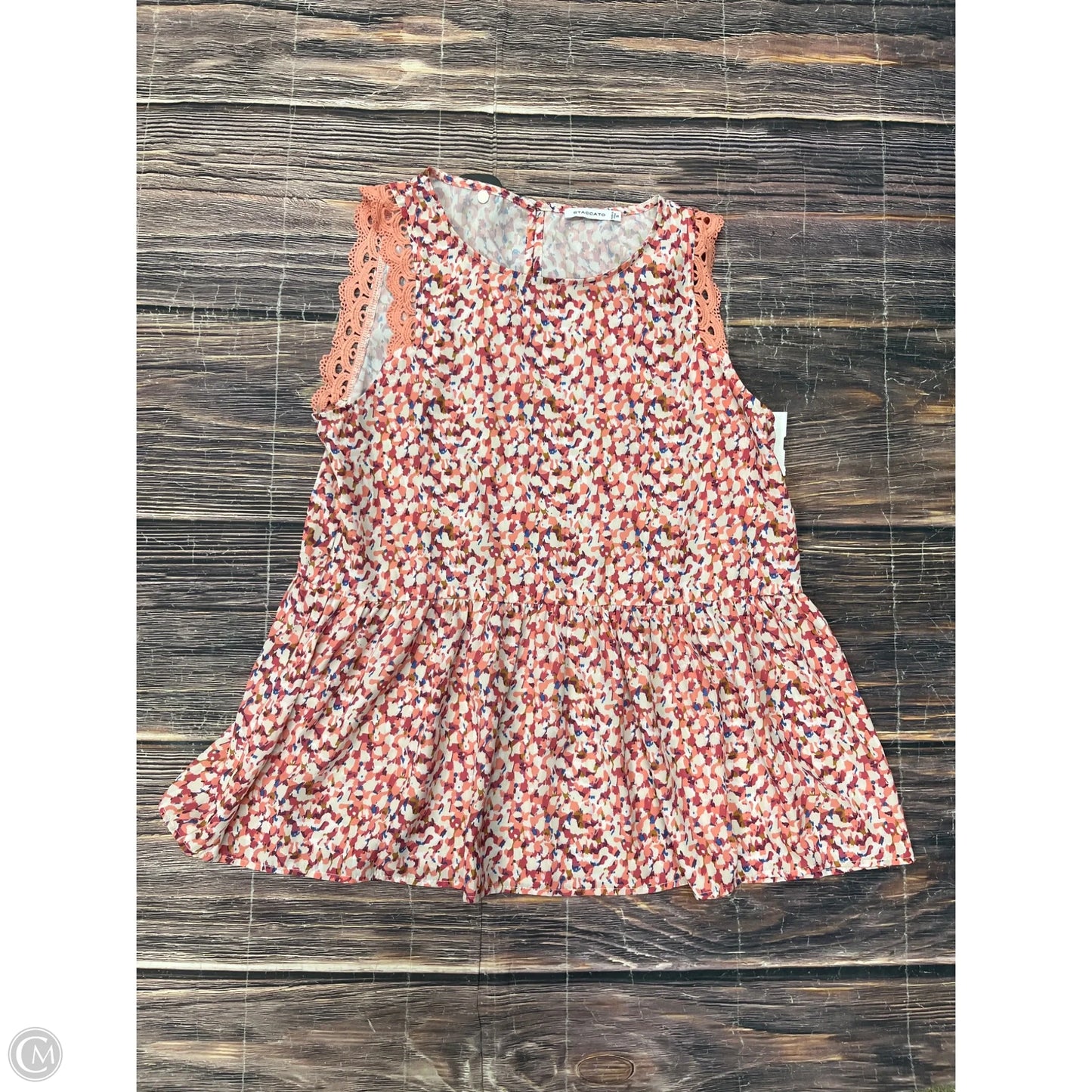 Tank Top By Staccato In Pink, Size: S