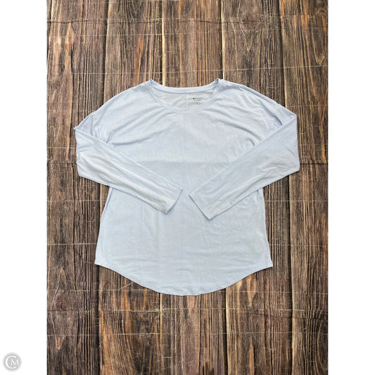 Athletic Top Long Sleeve Crewneck By Athleta In Blue, Size: M