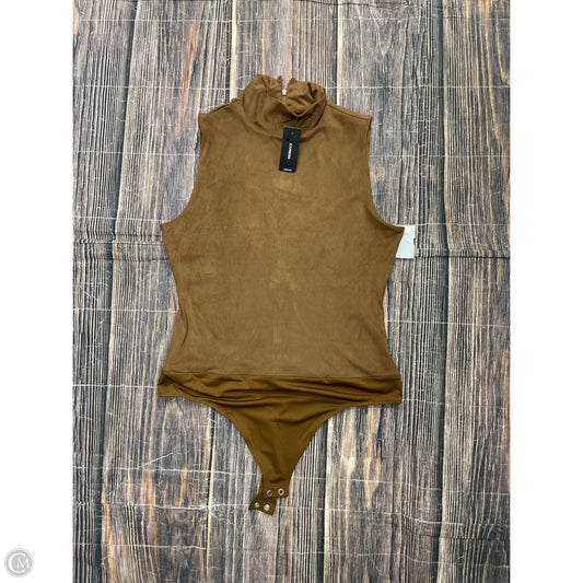 Bodysuit By Express In Brown, Size: M