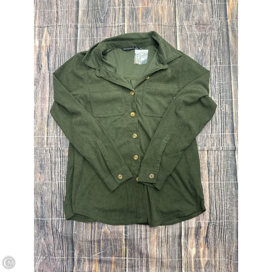 Top Long Sleeve By Dictionary In Green, Size: M
