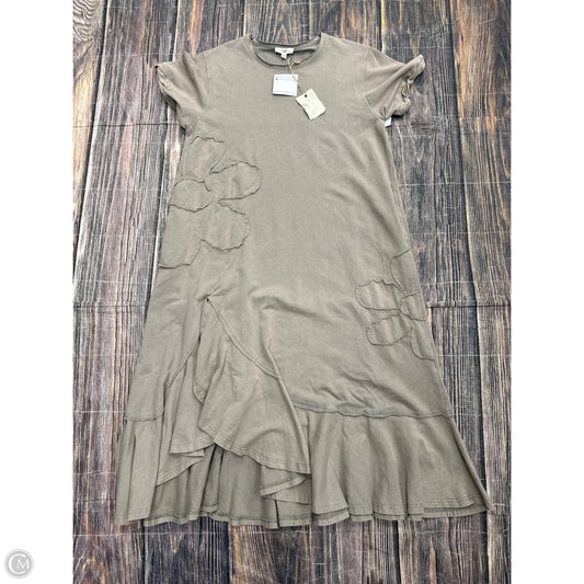 Dress Casual Maxi By Easel In Brown, Size: L