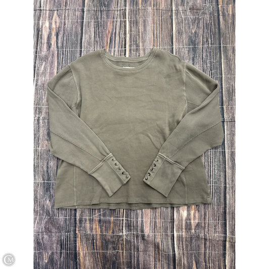 Top Long Sleeve By We The Free In Brown, Size: Xl