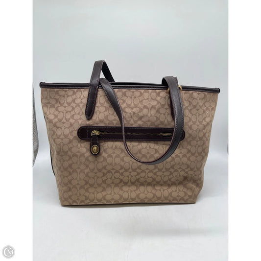 Handbag Designer By Coach, Size: Large