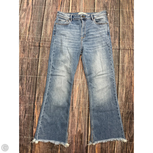Jeans Flared By Hidden In Blue Denim, Size: 10
