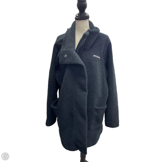 Coat Faux Fur & Sherpa By Columbia In Black, Size: 3x