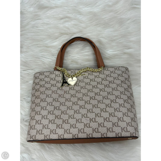 Handbag Designer By Karl Lagerfeld, Size: Medium