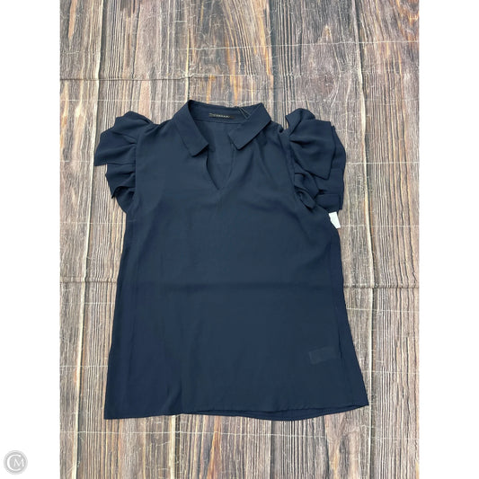 Top Short Sleeve By Tahari In Nautical Print, Size: S
