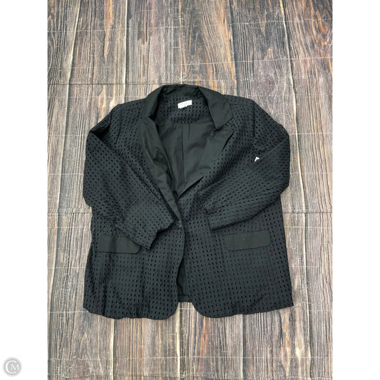 Blazer By Susan Graver In Black, Size: 1x