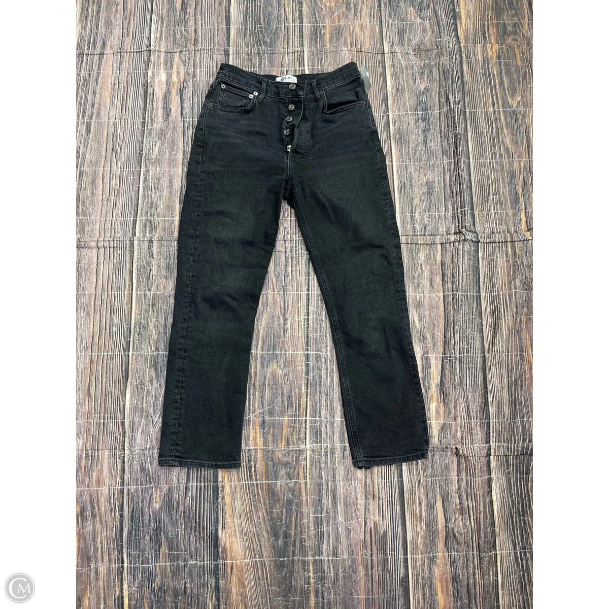 Jeans Designer By Agolde In Black, Size: 4
