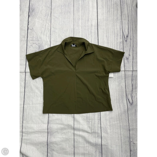 Top Short Sleeve By Modern Works In Green, Size: S