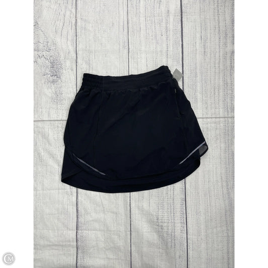 Athletic Skort By Lululemon In Black, Size: 8