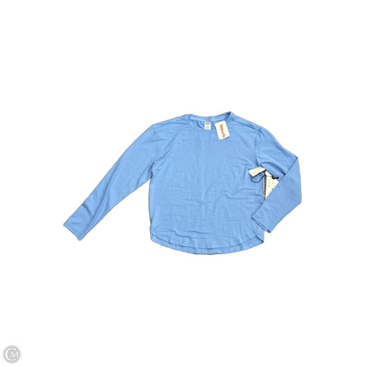 Athletic Top Long Sleeve Crewneck By Rbx In Blue, Size: S