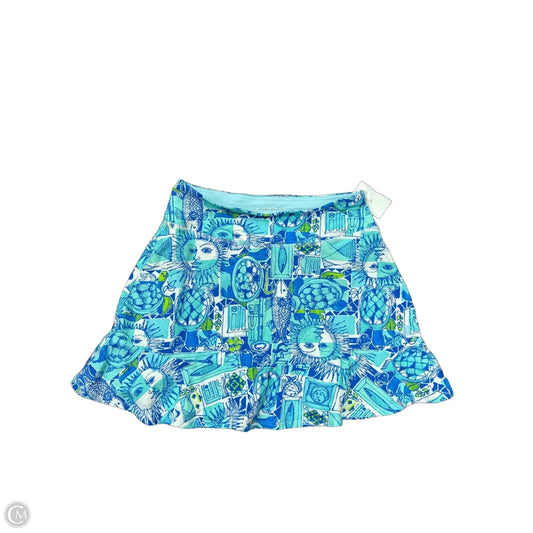 Skort Designer By Lilly Pulitzer In Blue, Size: Xs