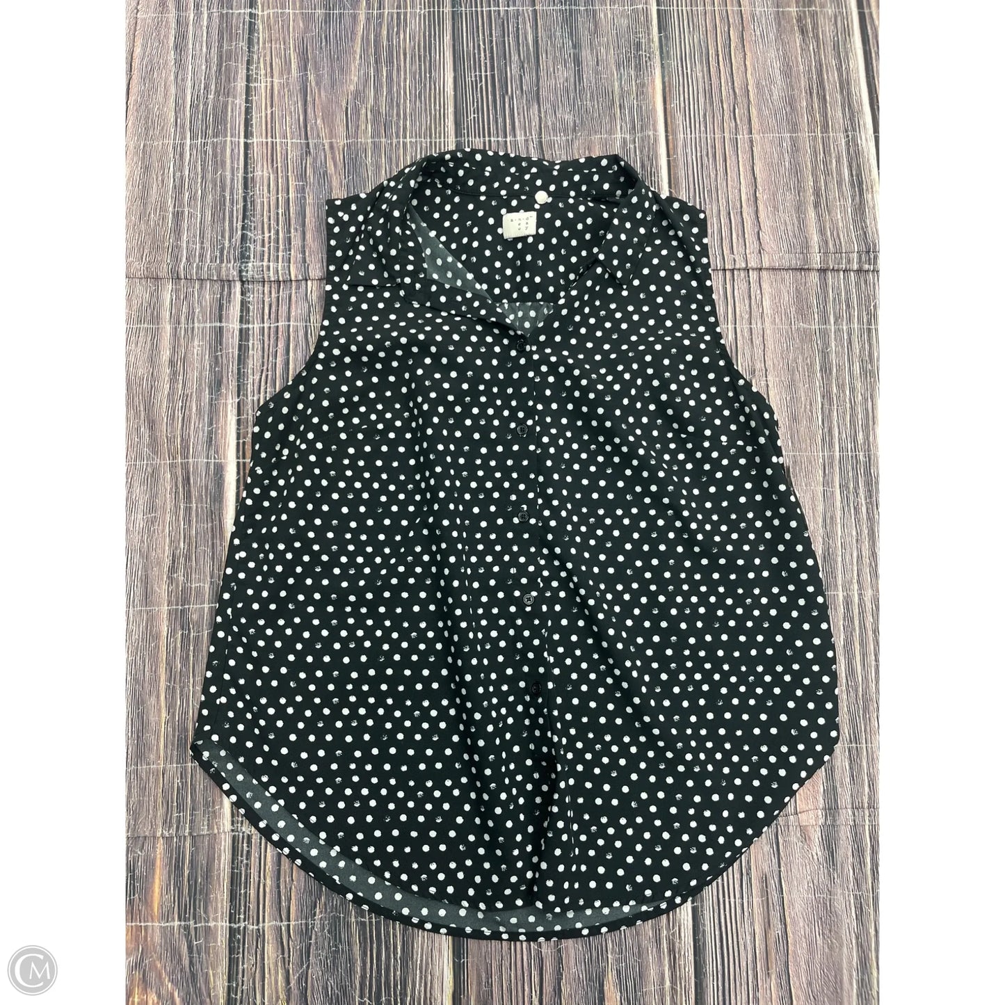 Tank Top By A New Day In Black, Size: S