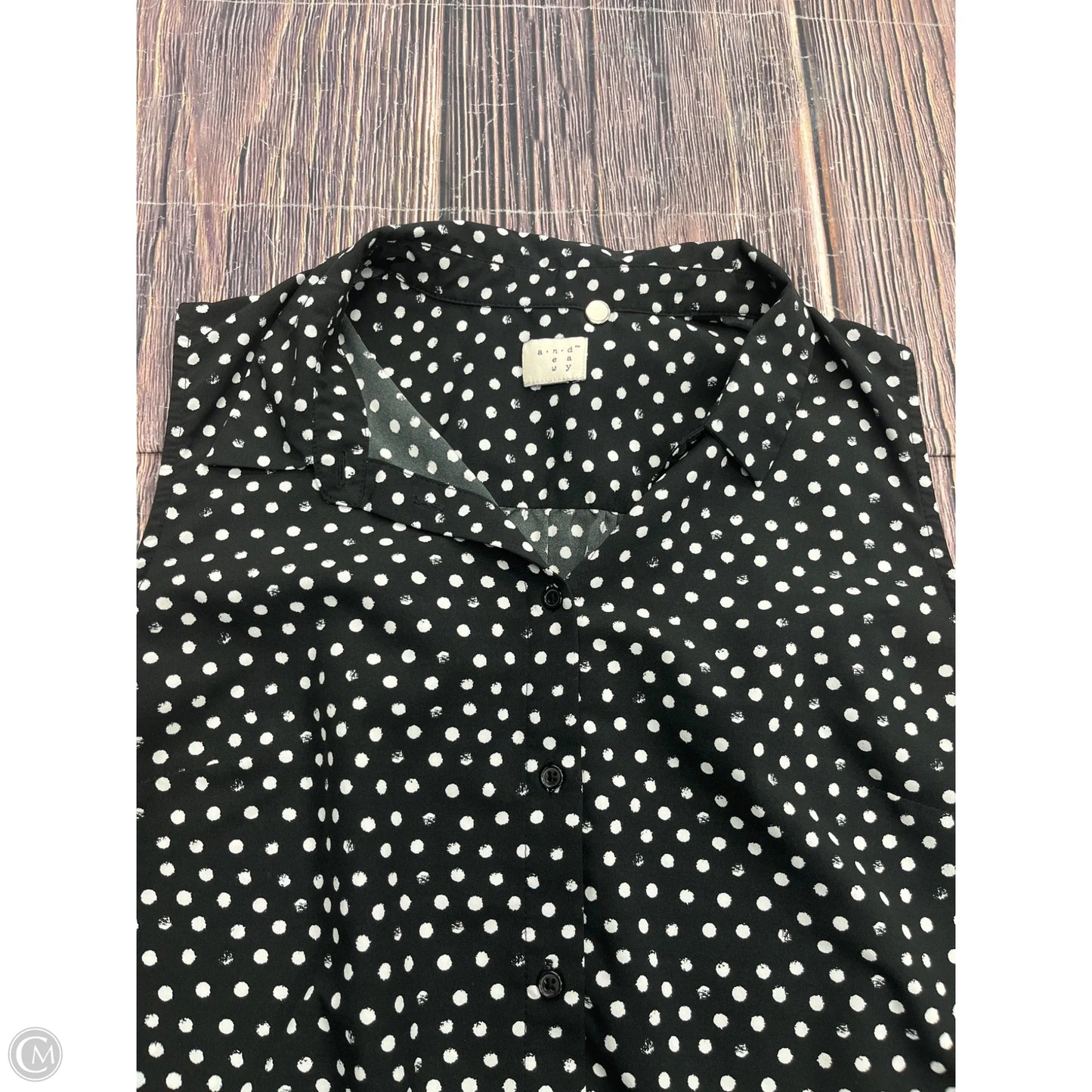 Tank Top By A New Day In Black, Size: S