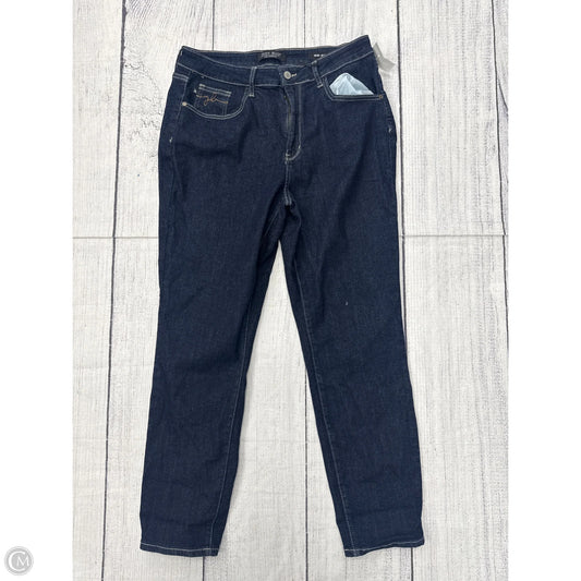 Jeans Straight By Judy Blue In Blue Denim, Size: 12