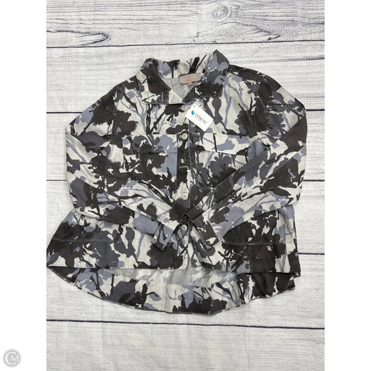 Jacket Shirt By Laurie Felt In Multi-colored, Size: 12