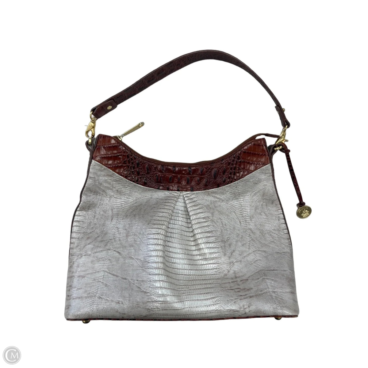 Handbag Designer By Brahmin, Size: Large