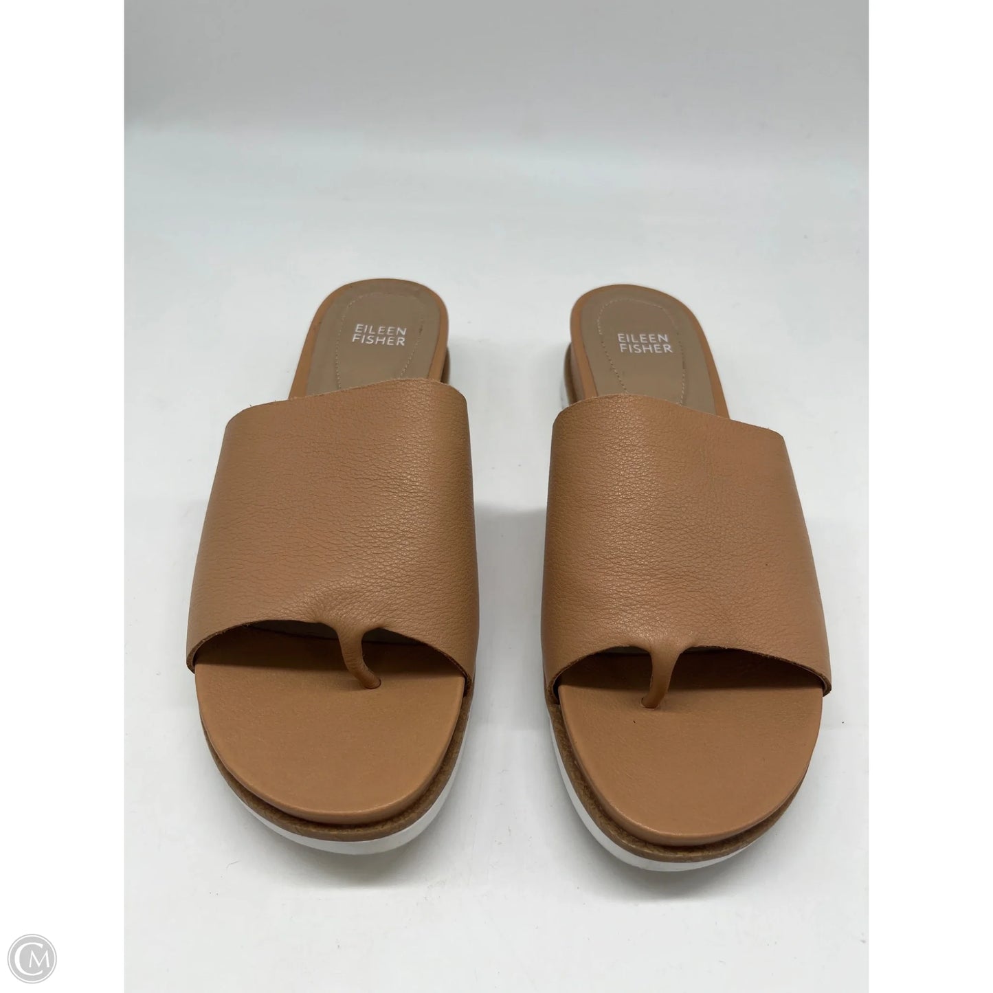 Sandals Flats By Eileen Fisher In Tan, Size: 9