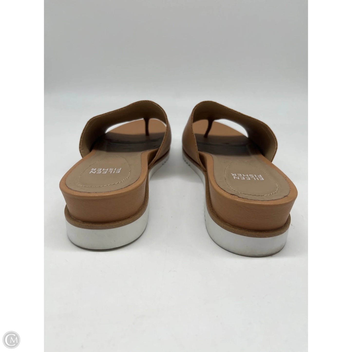 Sandals Flats By Eileen Fisher In Tan, Size: 9