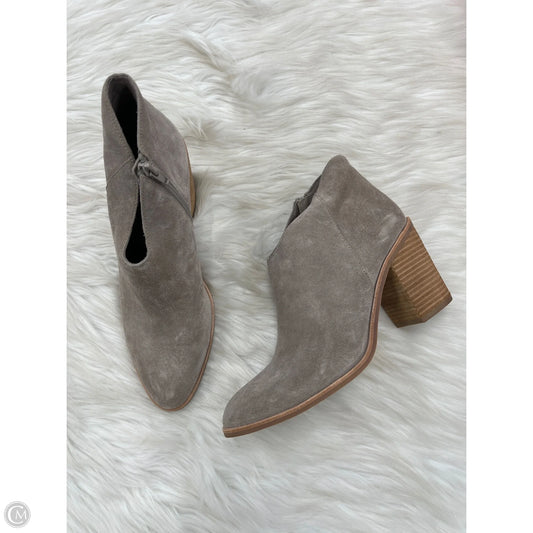 Boots Ankle Heels By Jeffrey Campbell In Tan, Size: 9.5