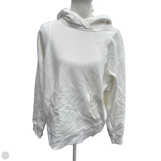 Athletic Sweatshirt Hoodie By Lululemon In White, Size: 10