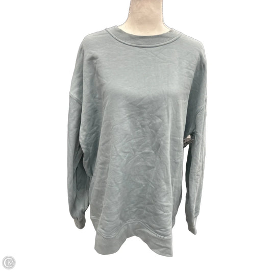 Athletic Sweatshirt Crewneck By Lululemon In Blue, Size: 10