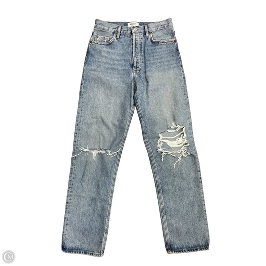 Jeans Designer By Agolde In Blue Denim, Size: 4
