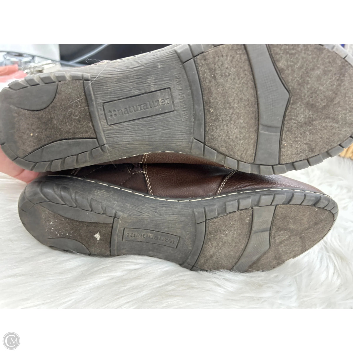 Boots Ankle Heels By Naturalizer In Brown, Size: 9