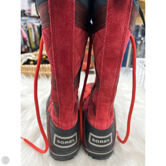 Boots Snow By Sorel In Red, Size: 9