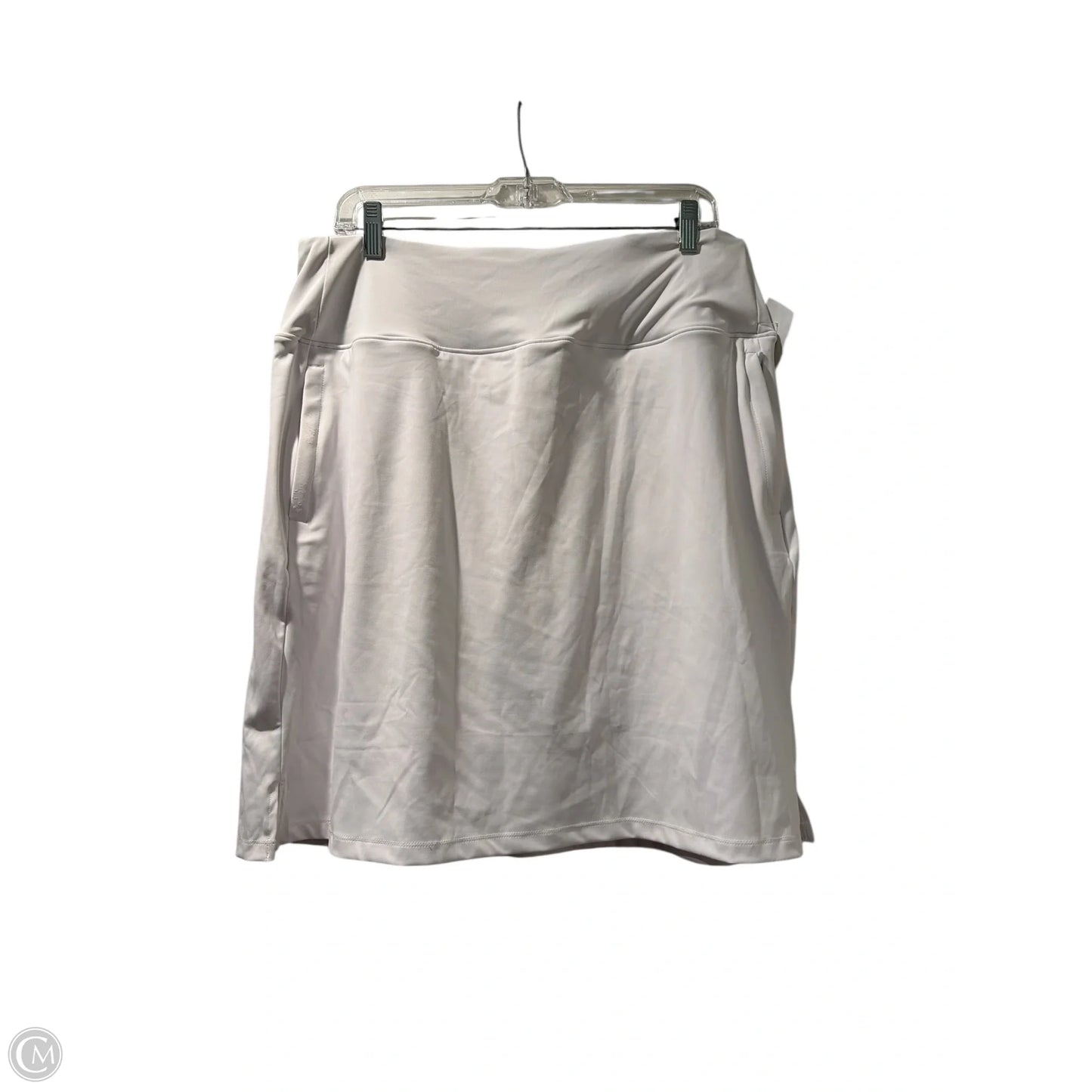 Athletic Skirt By Clothes Mentor In White, Size: Xl