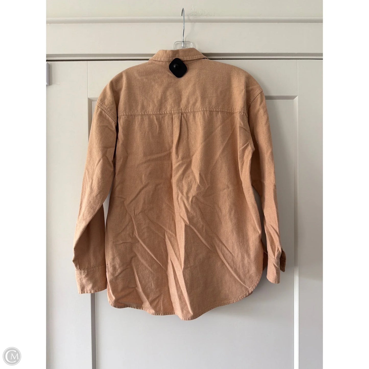Top Long Sleeve By Universal Thread In Tan, Size: S