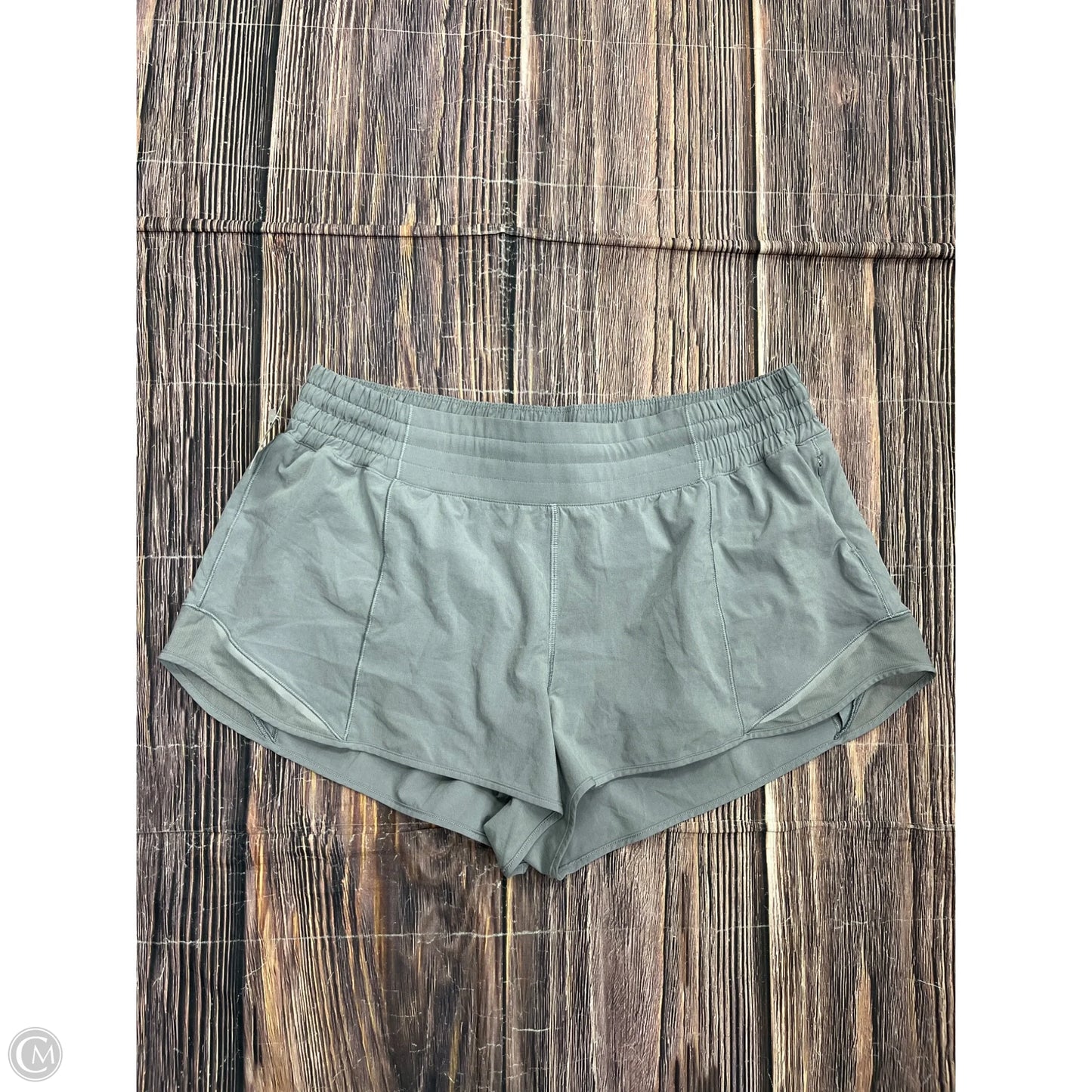 Athletic Shorts By Lululemon In Grey, Size: 14