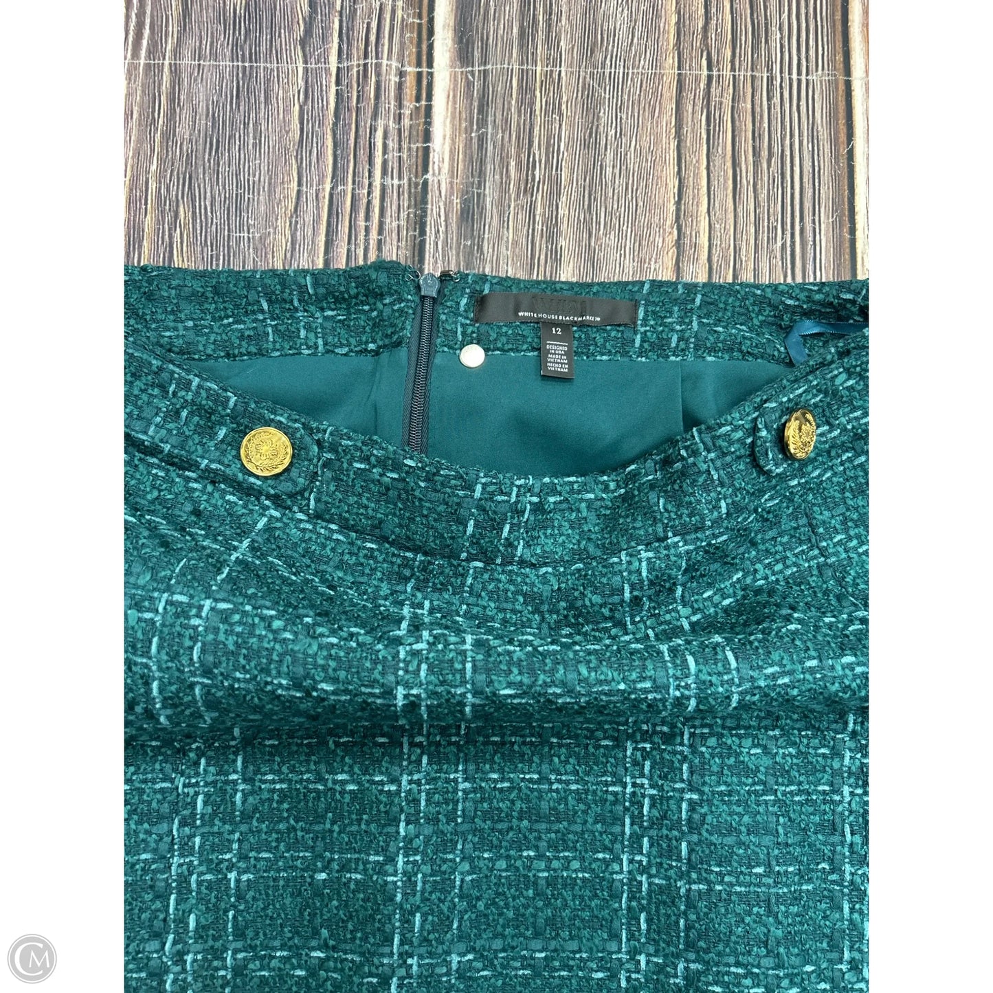 Skirt Mini & Short By White House Black Market In Green, Size: 12
