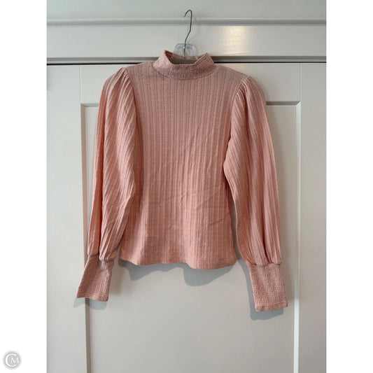 Top Long Sleeve By Jessica Simpson In Pink, Size: S