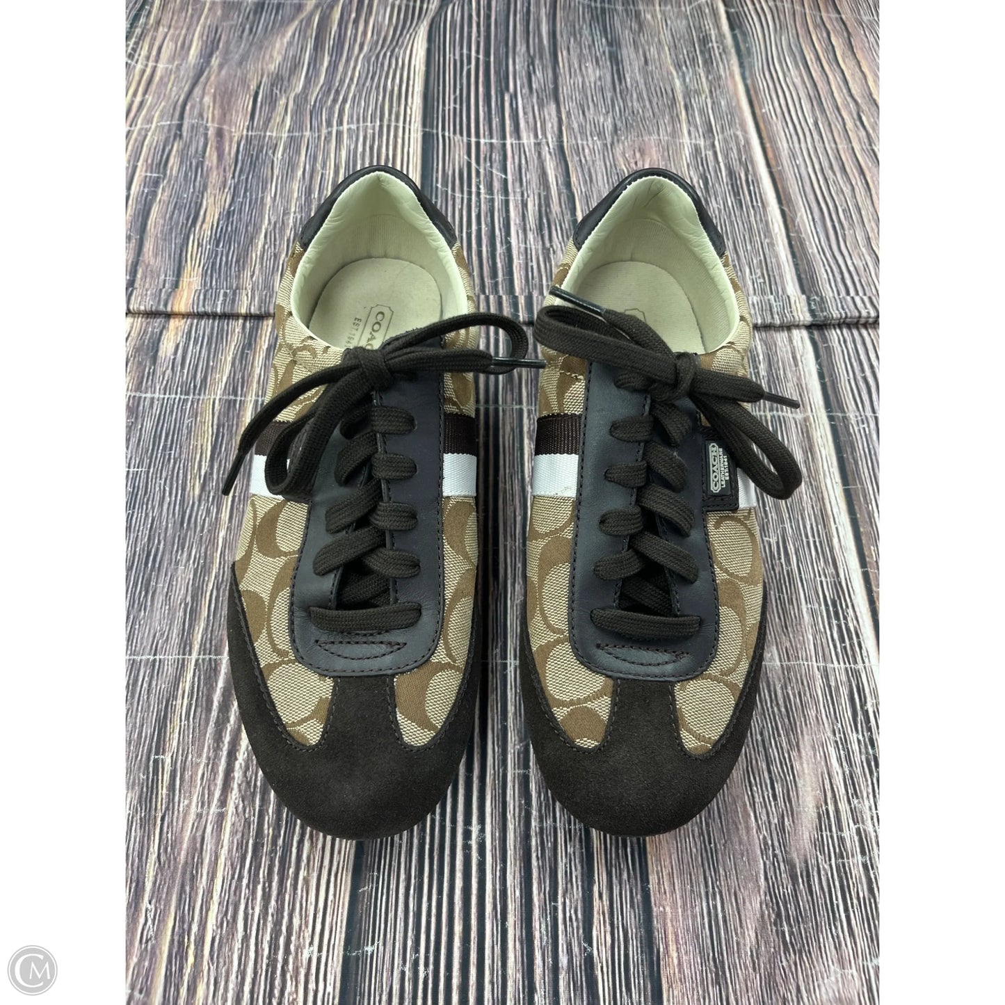 Shoes Designer By Coach In Brown, Size: 7.5