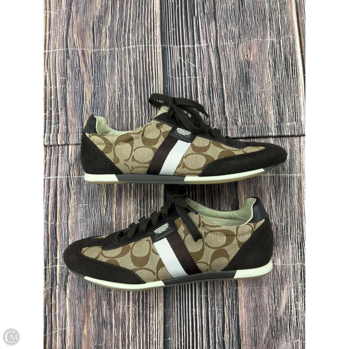 Shoes Designer By Coach In Brown, Size: 7.5