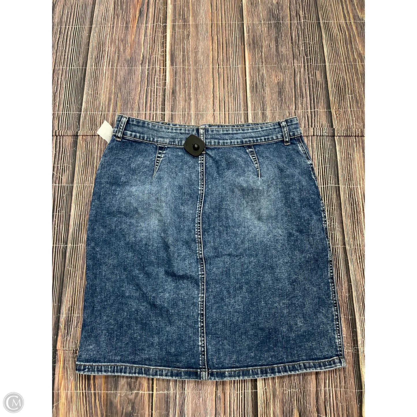 Skirt Mini & Short By Clothes Mentor In Blue Denim, Size: 14