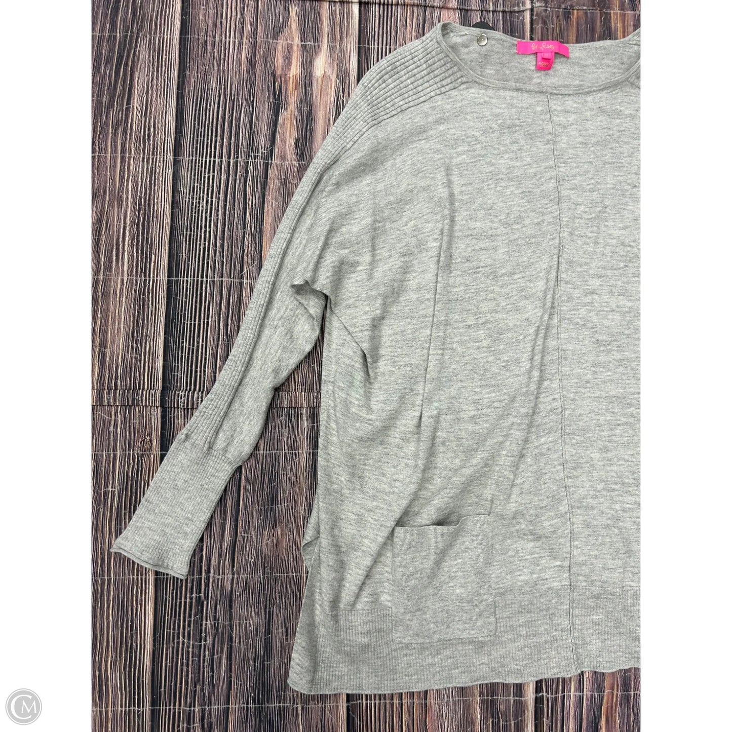 Sweater Designer By Lilly Pulitzer In Grey, Size: M