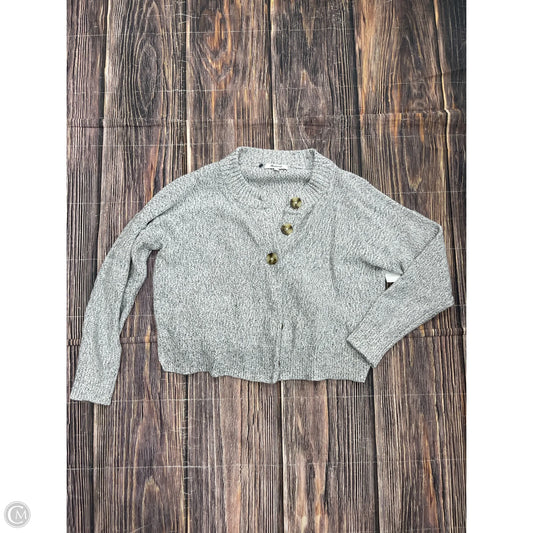 Sweater Cardigan By Madewell In Grey, Size: S