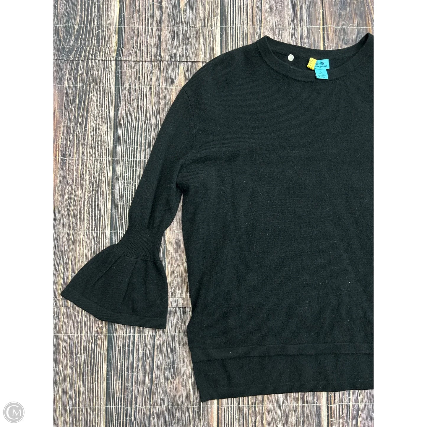 Sweater Cashmere By Clothes Mentor In Black, Size: S